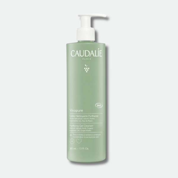 Gelée Nettoyante Purifiante Vinopure de CAUDALIE - Un nettoyant doux pour une peau fraîche et purifiée