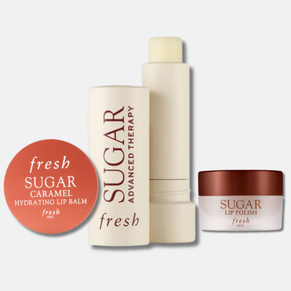 Sugar Coffret Trio de Fresh, soins luxueux pour des lèvres parfaites