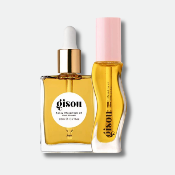 GISOU Ultimate Glow Duo pour des cheveux et des lèvres éclatants et hydratés