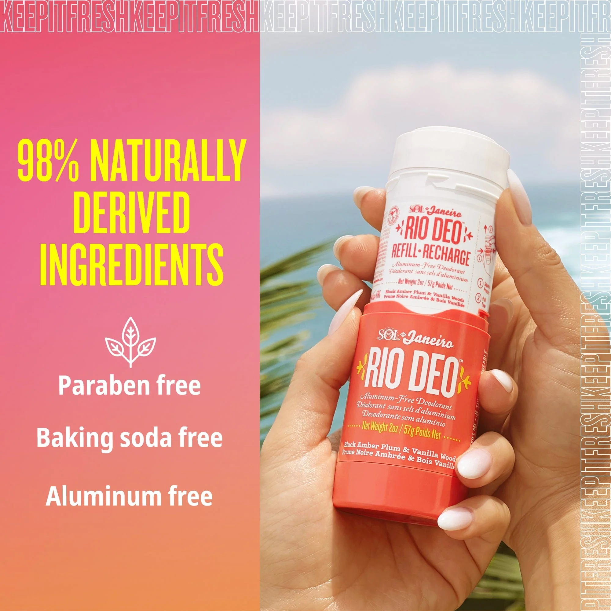 SOL DE JANEIRO Rio Deo Aluminum Free Deodorant Cheirosa 40 07