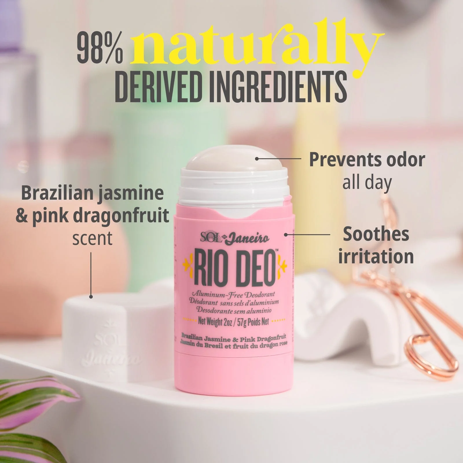 SOL DE JANEIRO Rio Deo Aluminum Free Deodorant Cheirosa 68 02