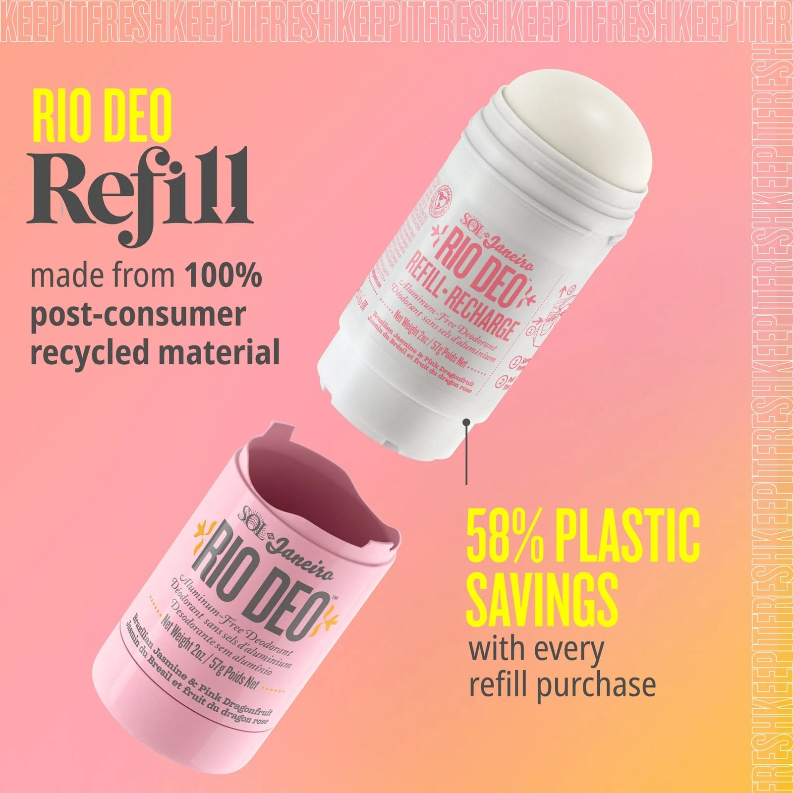 SOL DE JANEIRO Rio Deo Aluminum Free Deodorant Cheirosa 68 06