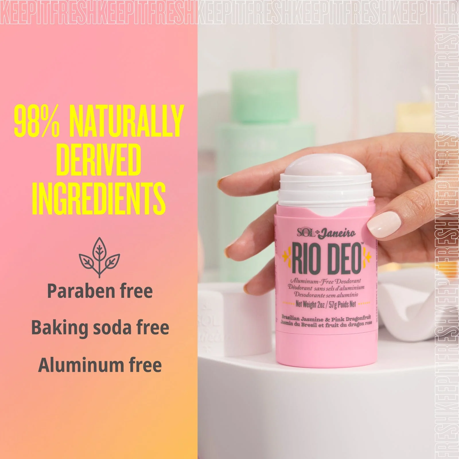SOL DE JANEIRO Rio Deo Aluminum Free Deodorant Cheirosa 68 07