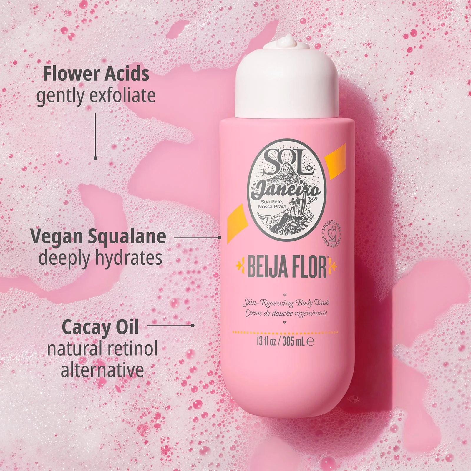 SOL DE JANEIRO Beija Flor Renewing Body Wash 03