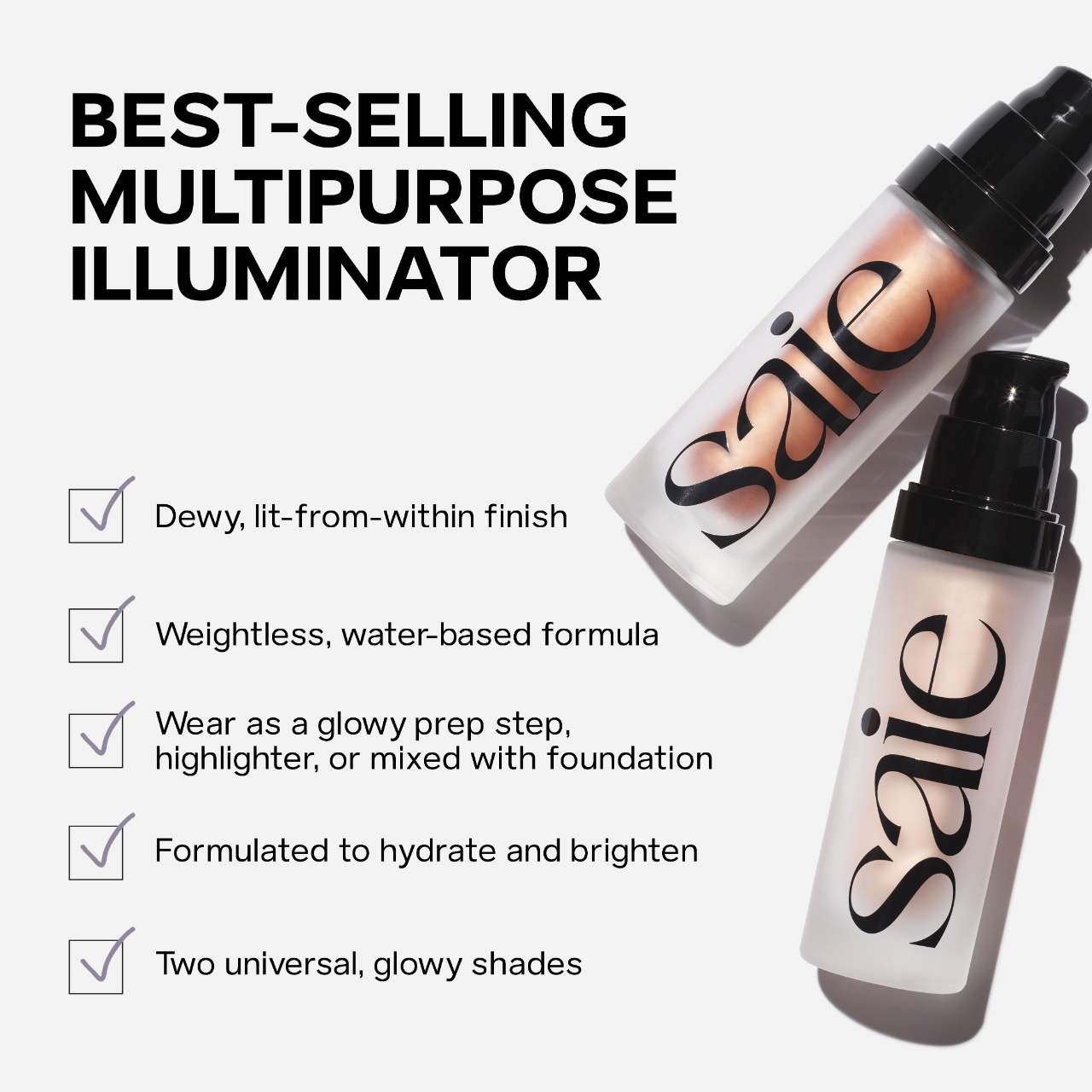 SAIE Glowy Super Gel Dewy Illuminating Fluid 07