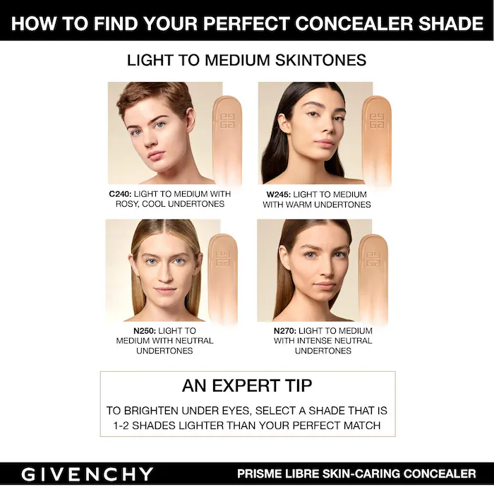 GIVENCHY Prisme Libre Skin Caring Concealer Teinte Light To Medium