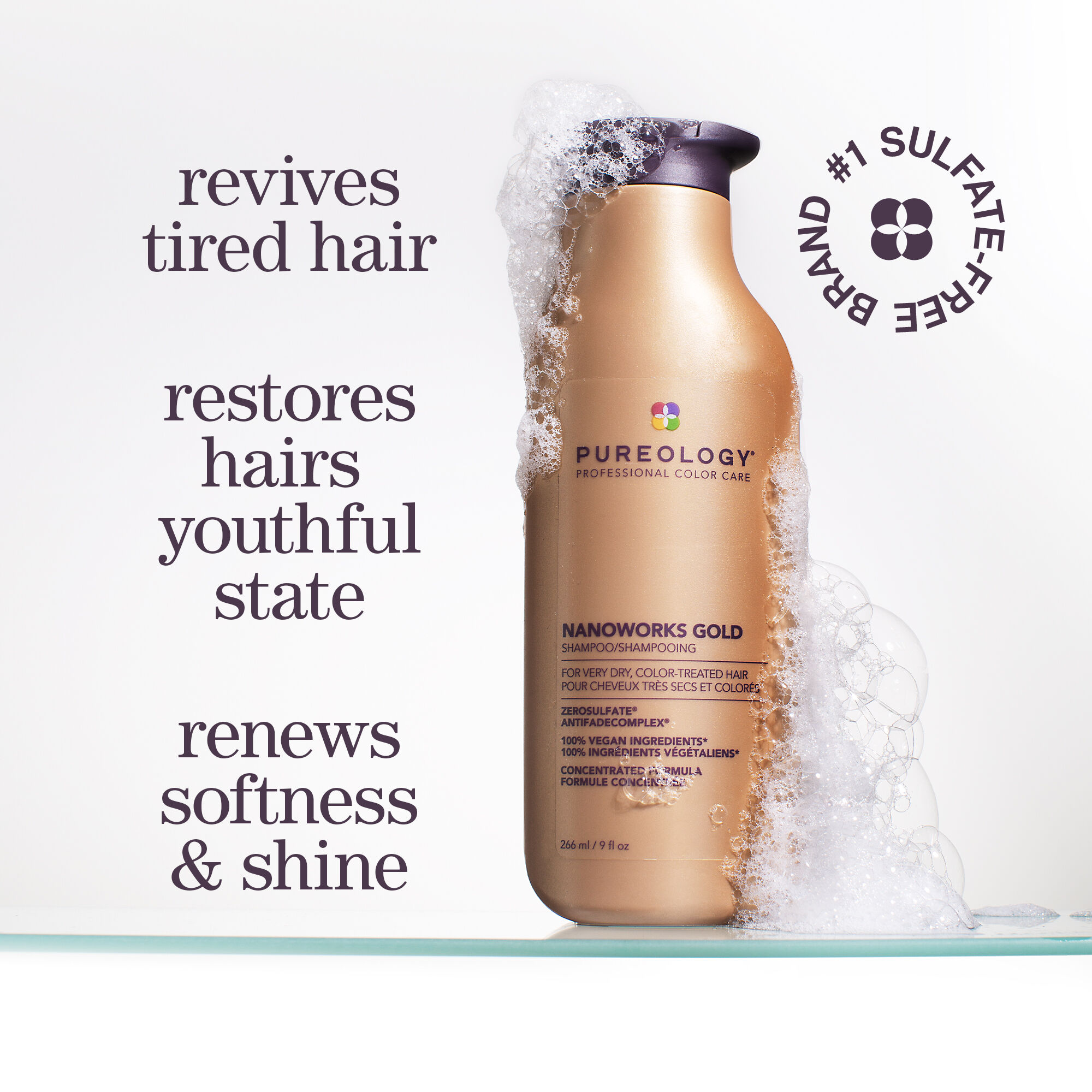PUREOLOGY Nanoworks Gold Shampoo 02